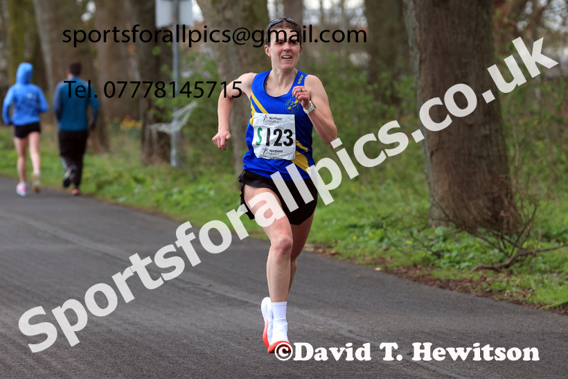 Senior Womens 6 Stage Road Relay, 2026 Northern Mens 12 and Womens 6 Stage Road Relays and Young Athletes 5k, Sheepmount Stadium, Carlisle. Photo: David T. Hewitson/Sports for All Pics